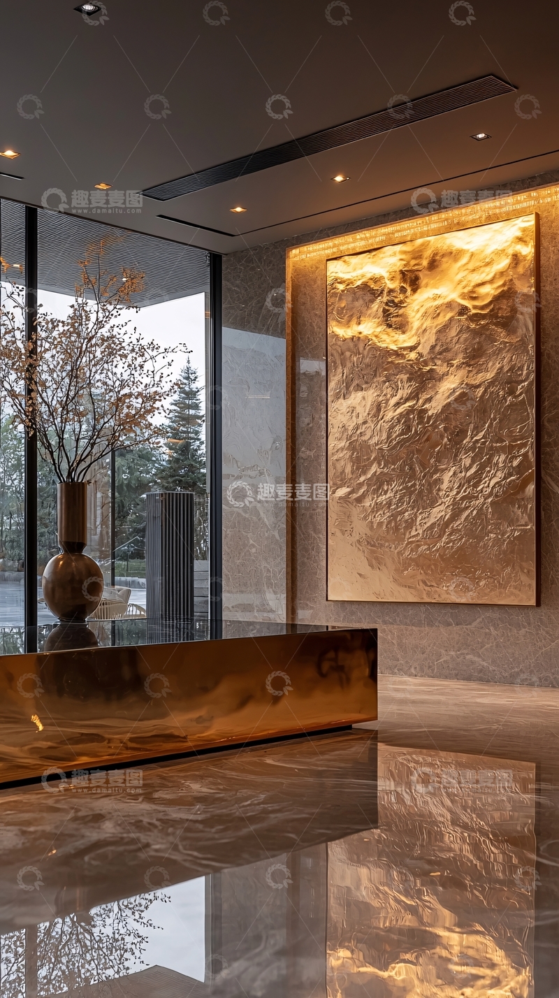 高清大图下载【趣麦麦图】现代简约大堂接待区