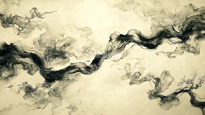 高清大图下载【趣麦麦图】水墨画