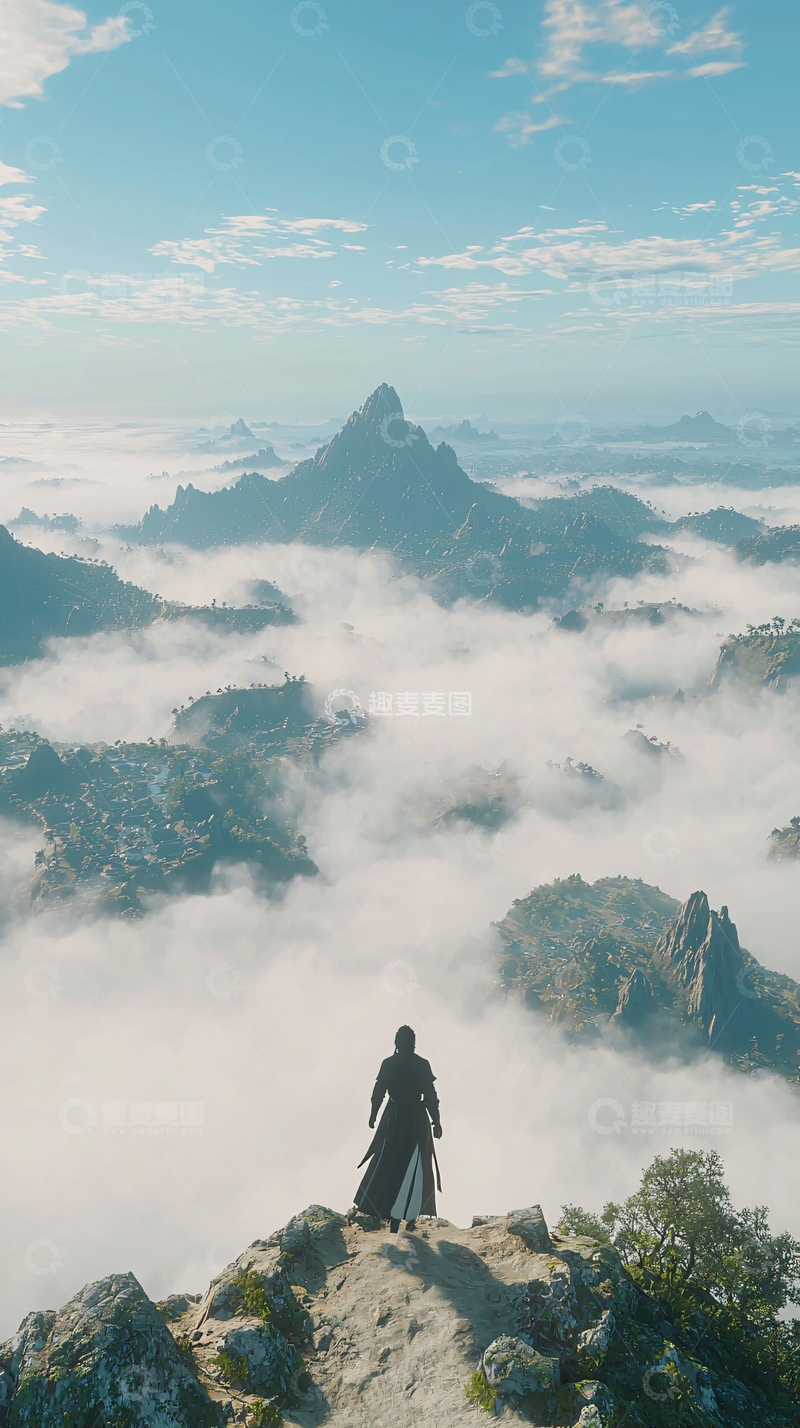 高清大图下载【趣麦麦图】云海仙境