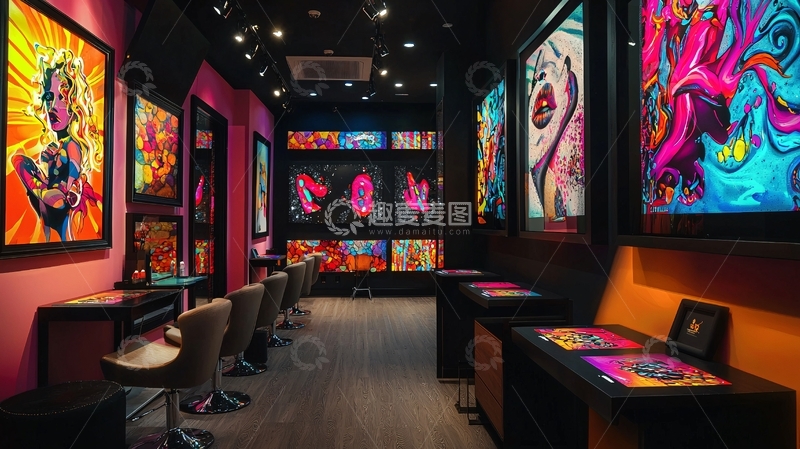 高清大图下载【趣麦麦图】当代艺术画廊