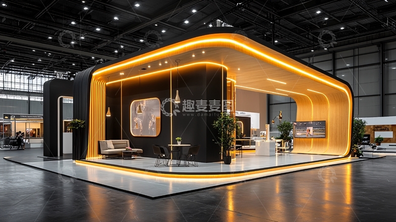 高清大图下载【趣麦麦图】现代展台设计