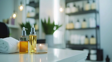 美容院精油护肤品