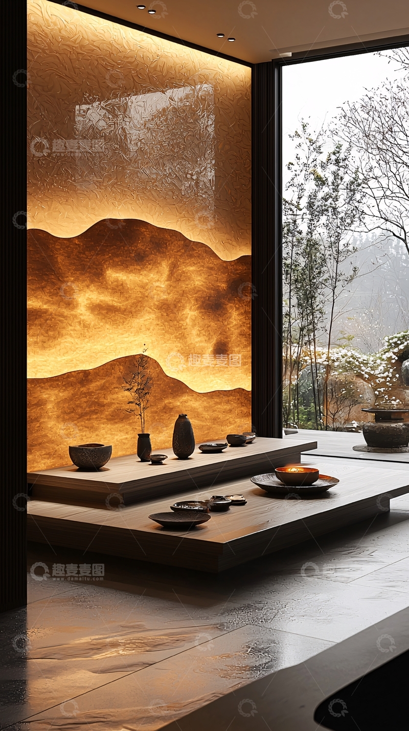 高清大图下载【趣麦麦图】禅意室内空间