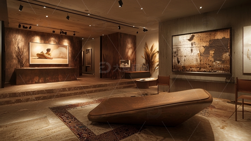 高端艺术画廊室内设计