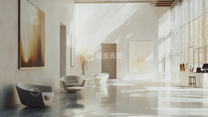 高清大图下载【趣麦麦图】现代简约大堂设计