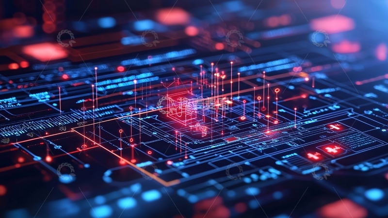 高清大图下载【趣麦麦图】科技感电路板