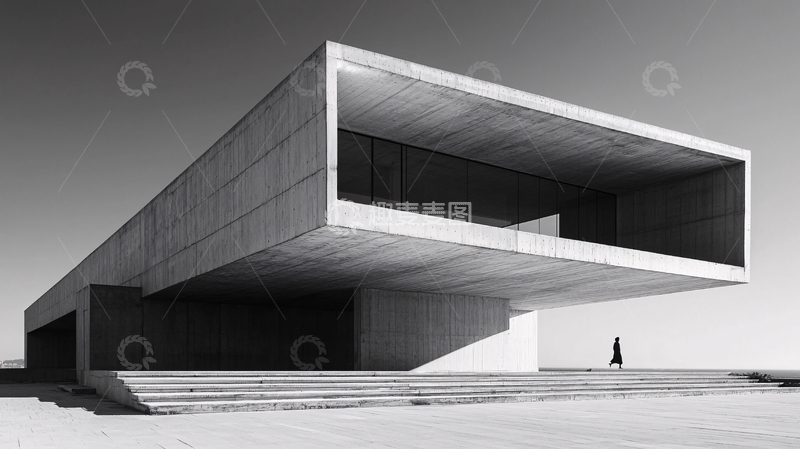 高清大图下载【趣麦麦图】极简主义建筑外观