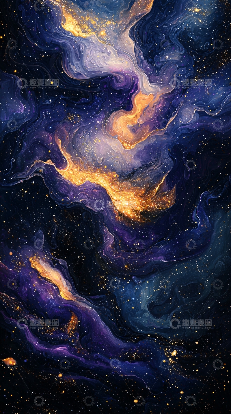 高清大图下载【趣麦麦图】梦幻星空