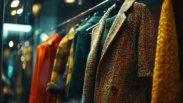 高端服装店橱窗展示