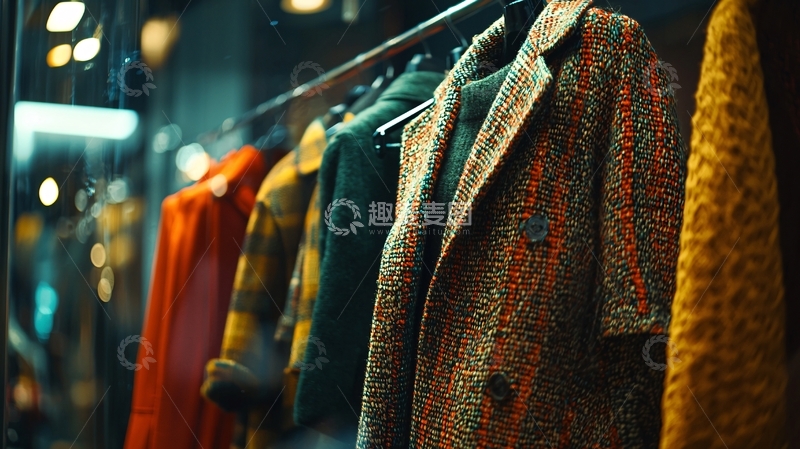 高清大图下载【趣麦麦图】高端服装店橱窗展示