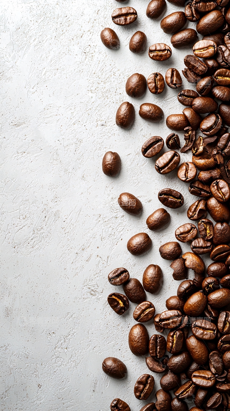 高清大图下载【趣麦麦图】咖啡豆特写