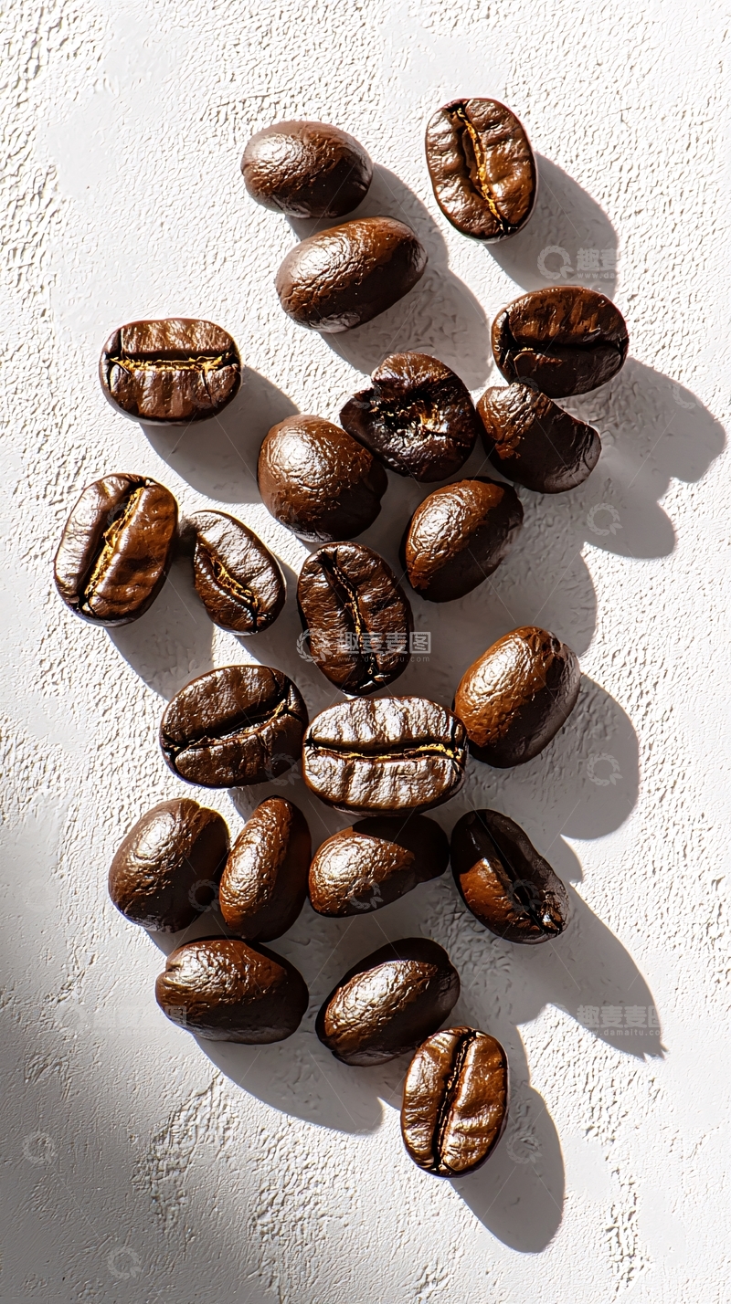 高清大图下载【趣麦麦图】咖啡豆1