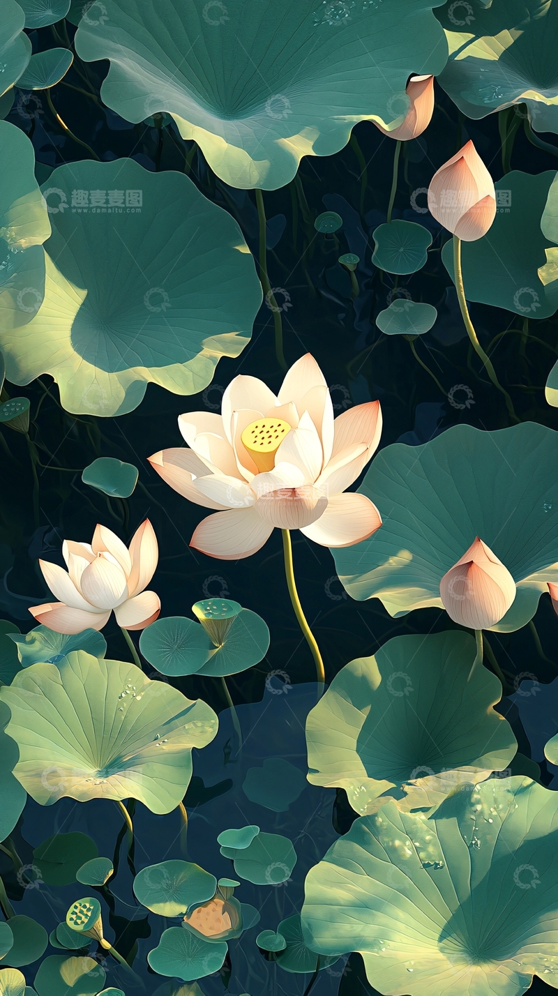 高清大图下载【趣麦麦图】荷花7