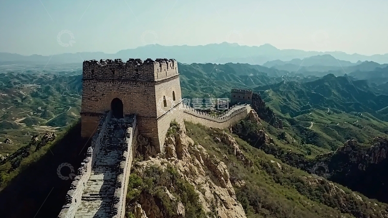 高清大图下载【趣麦麦图】长城远景