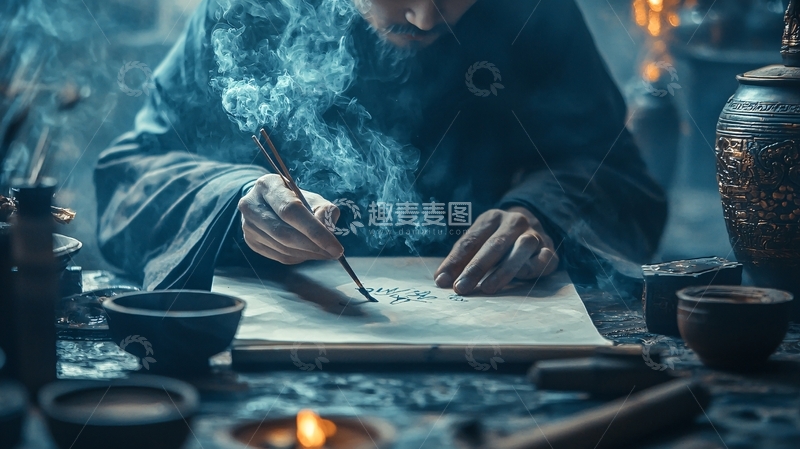 高清大图下载【趣麦麦图】古代文人