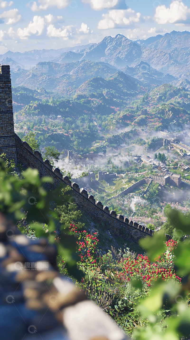 高清大图下载【趣麦麦图】长城景色