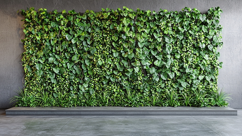 高清大图下载【趣麦麦图】绿植覆盖的墙面