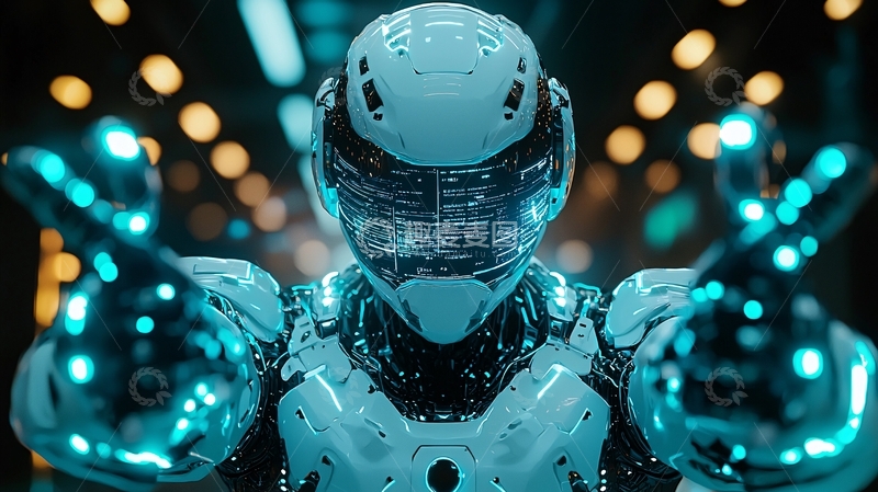 高清大图下载【趣麦麦图】科幻机器人