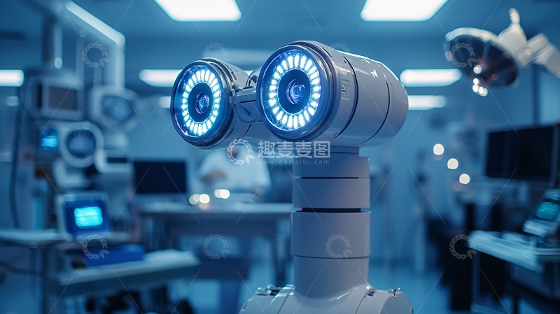 高清大图下载【趣麦麦图】-医疗机器人特写