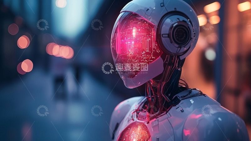 高清大图下载【趣麦麦图】未来主义机器人