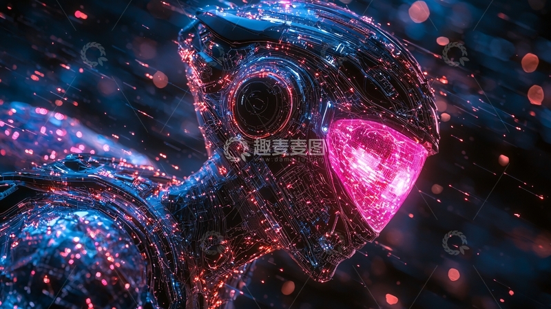 高清大图下载【趣麦麦图】赛博朋克风生物