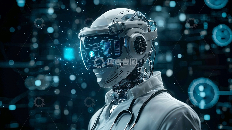 高清大图下载【趣麦麦图】未来医疗机器人