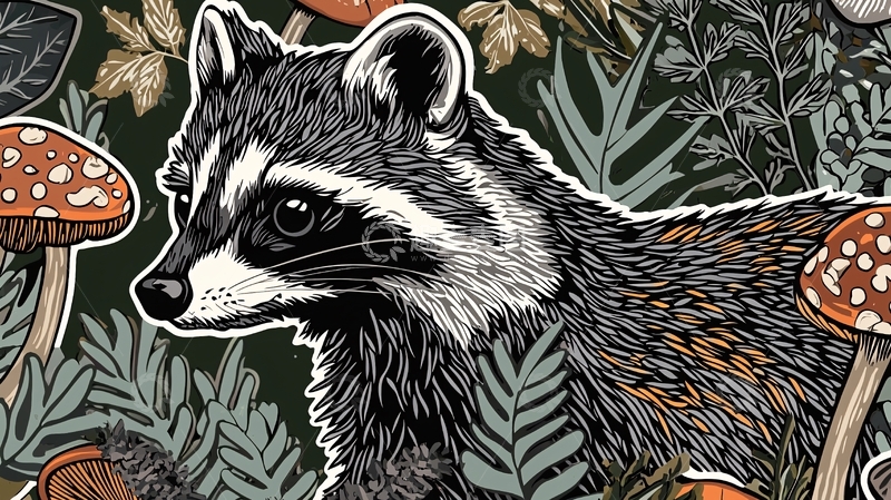 高清大图下载【趣麦麦图】浣熊5