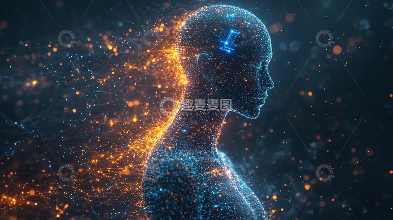 高清大图下载【趣麦麦图】科技感人像