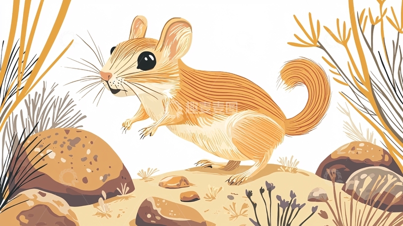 高清大图下载【趣麦麦图】可爱的小毛鼠