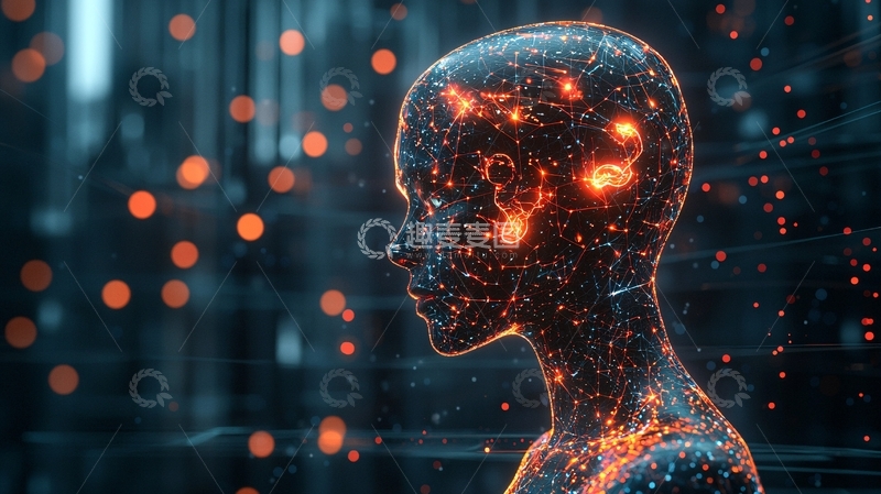 高清大图下载【趣麦麦图】科技感女性人像