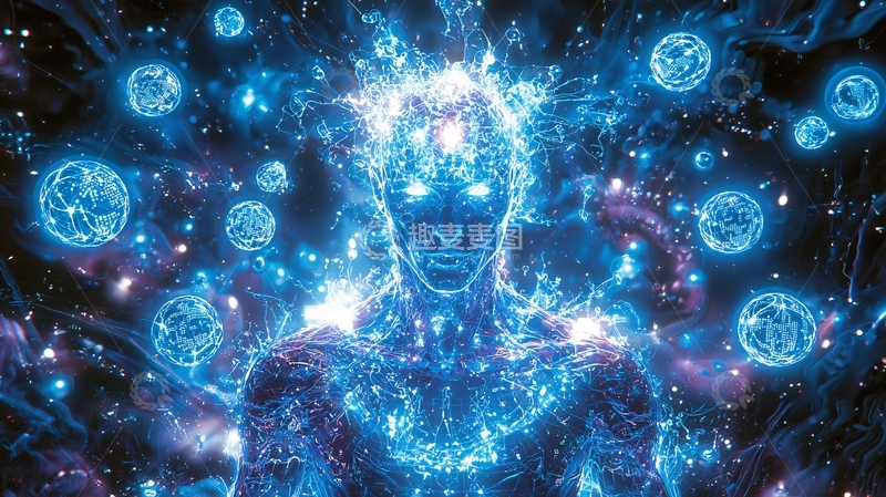 高清大图下载【趣麦麦图】宇宙能量人