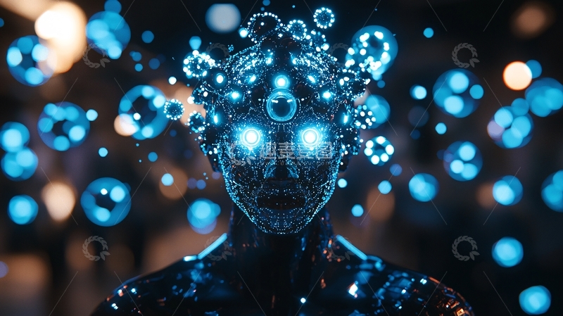 高清大图下载【趣麦麦图】科技感人像