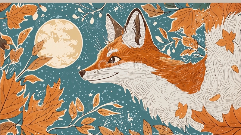 高清大图下载【趣麦麦图】红狐