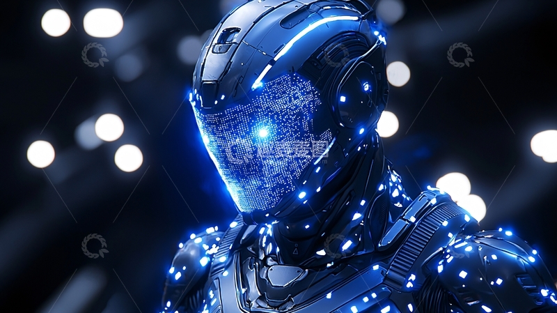 高清大图下载【趣麦麦图】未来科技感装甲人