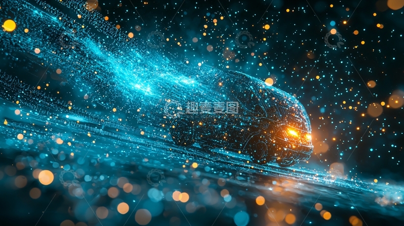 高清大图下载【趣麦麦图】梦幻星云粒子光芒