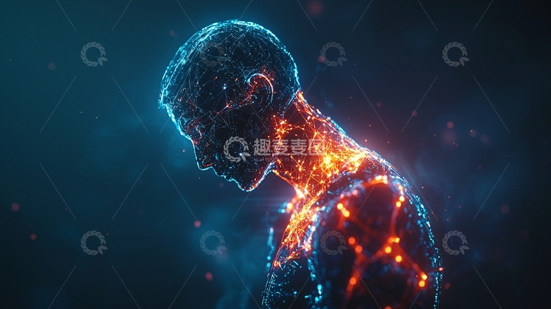 高清大图下载【趣麦麦图】人物数字化身体