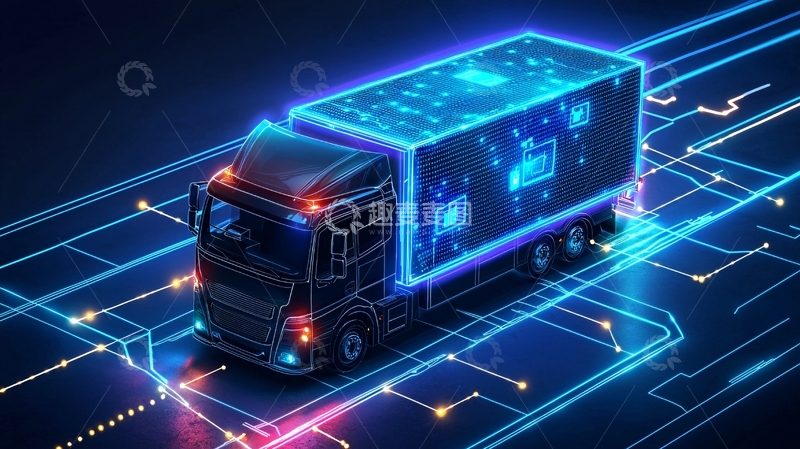 高清大图下载【趣麦麦图】未来科技感货车