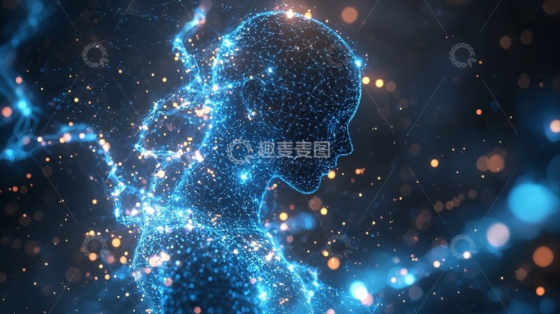 高清大图下载【趣麦麦图】数字化的女性