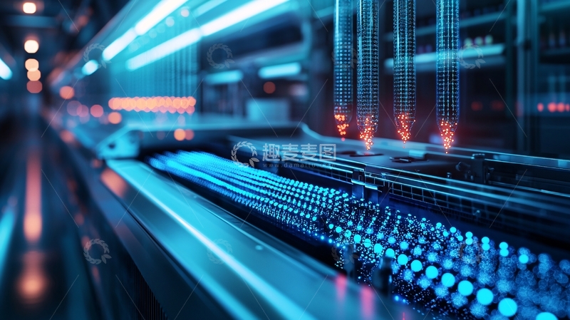 高清大图下载【趣麦麦图】未来科技感实验室