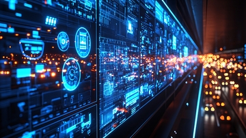 蓝色科技控制面板