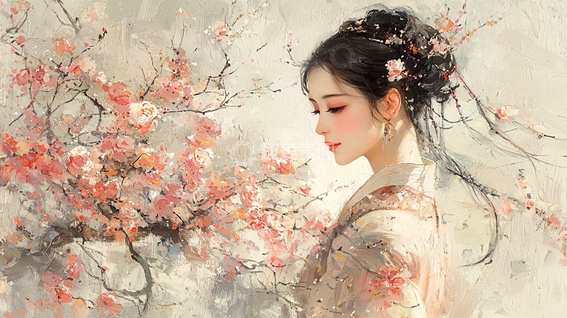 高清大图下载【趣麦麦图】古风女子