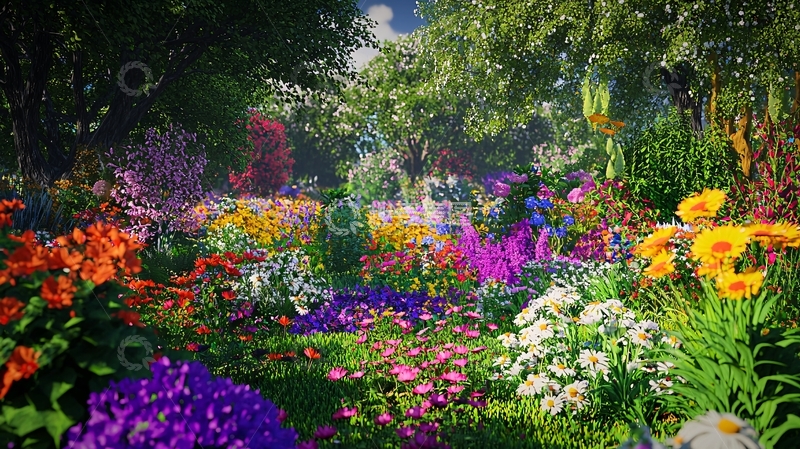 高清大图下载【趣麦麦图】梦幻花园