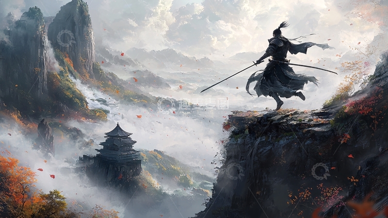 高清大图下载【趣麦麦图】武士