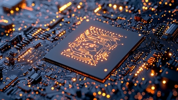 芯片科技感未来风