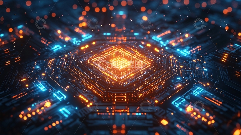 高清大图下载【趣麦麦图】未来科技感电路板