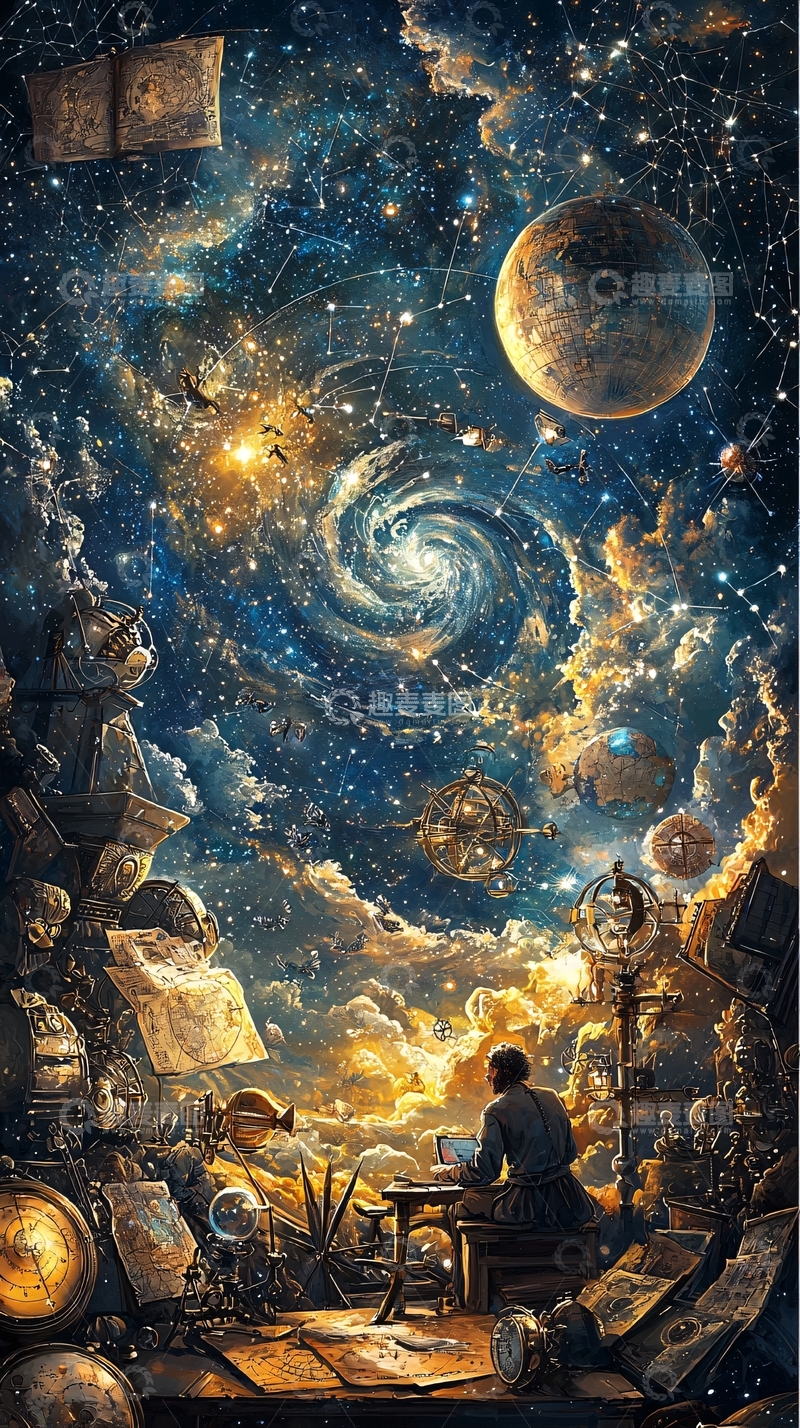 高清大图下载【趣麦麦图】宇宙星空