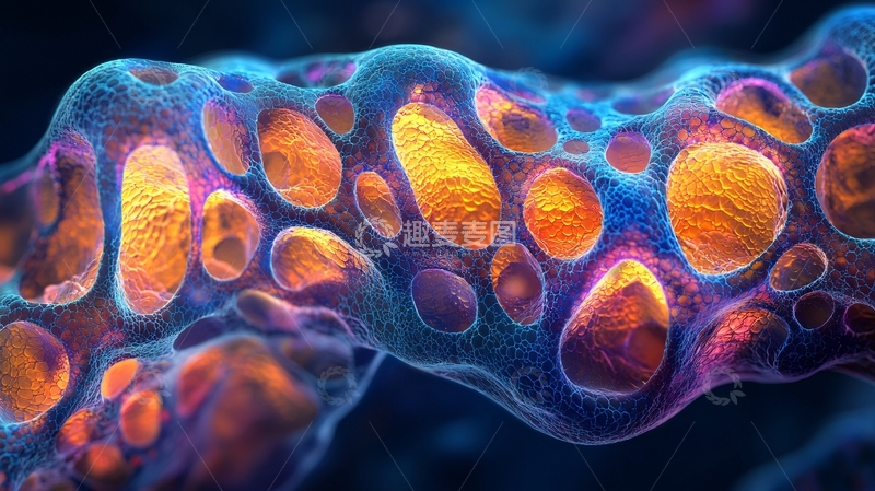 高清大图下载【趣麦麦图】细胞结构特写