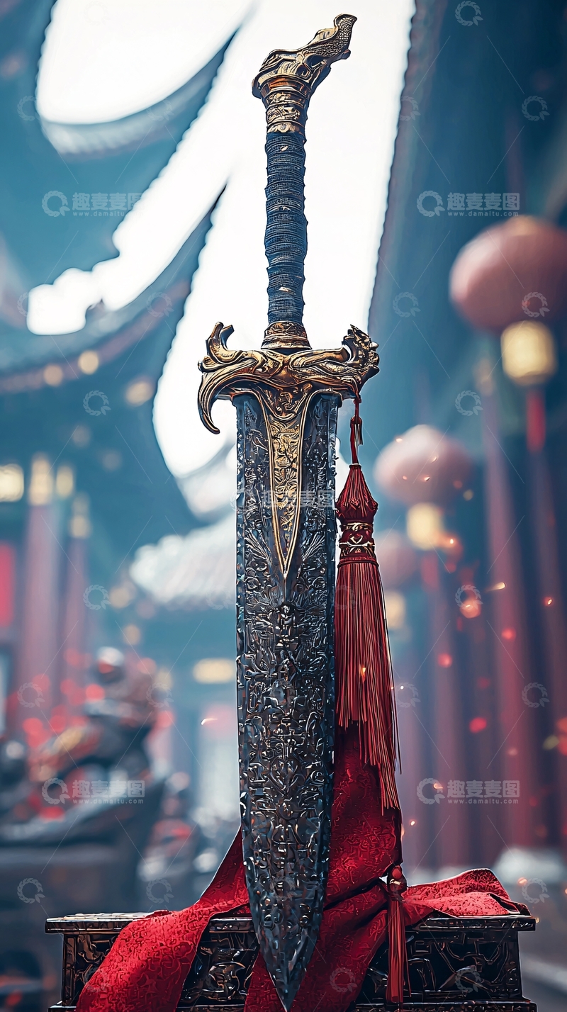 高清大图下载【趣麦麦图】古风宝剑