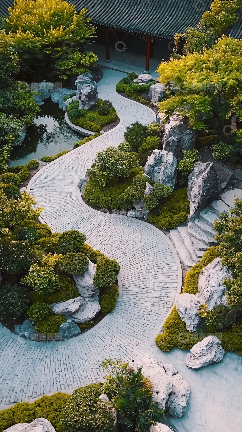 高清大图下载【趣麦麦图】中式园林