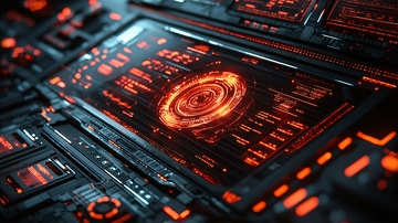 未来科技感的控制面板